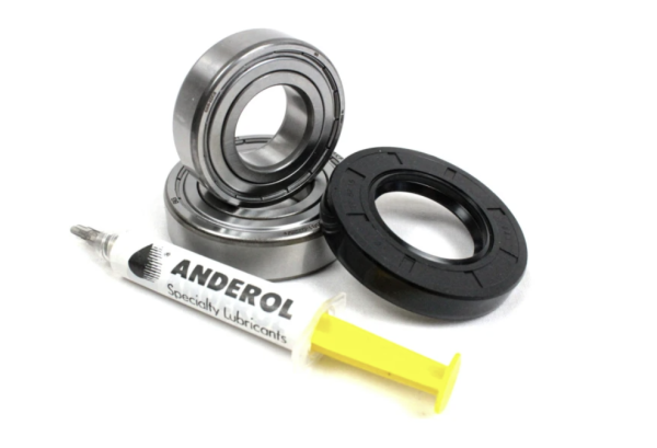 Комплект підшипників (6205, 6206) + сальник (37*66*9,5/12) + мастило  ( Hydra-2 2ml) для пральної машини LG 4036EN2001B, 4036ER2003A